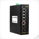 Unmanaged Industrial 4-port 10/100/1000T UPoE (60W high Power) + 2-port 1000X