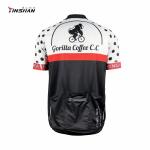 Breathable Men's Short Sleeve Teamwear Club Cycling Jersey with Custom Logo