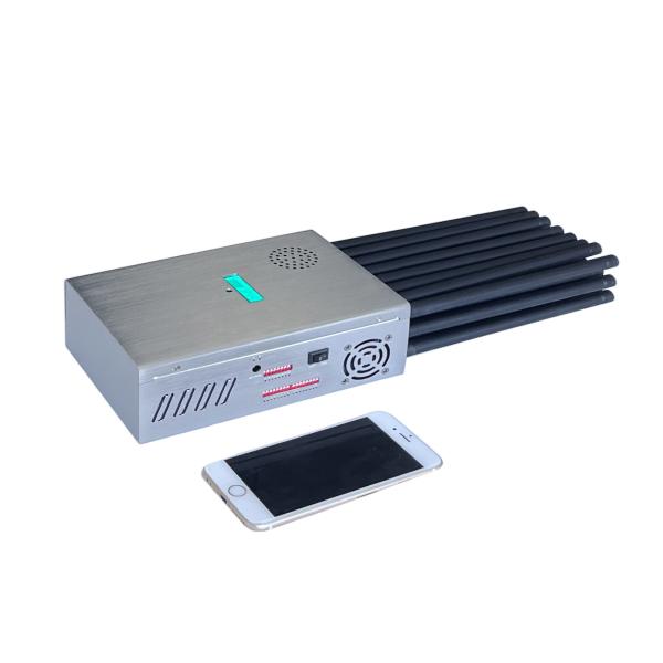 New design 24 antennans portable signal jammer blocking WIFI 6E and mobile phone 2G, 3G, 4G, 5G, GPS, WIFI, UHF, VHF, RF,LOJACK signals With new