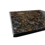Marble Effect Forged Composite Carbon Fiber Sheet with Copper Powder and Golden