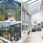 Garden Enclosed Sun Porch Aluminum Screen Porch With PVDF Surface