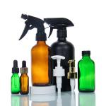 Color Empty Luxury Glass Bottle Glass Bottle With Pump Lotion Glass Cosmetic