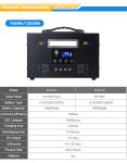 Auto Emergency Portable Power Station Generator Power Bank 768WH 220V