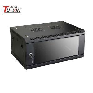 Wholesale 19 Inch 4U 600 X 450mm Small Data Cabinet , Wall Mount Rack Enclosure Server Cabinet from china suppliers