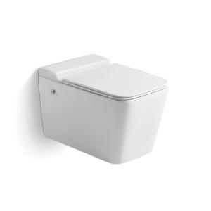 Wholesale Modern Wall Mounted Tankless Toilet Square Shaped Water Saving from china suppliers
