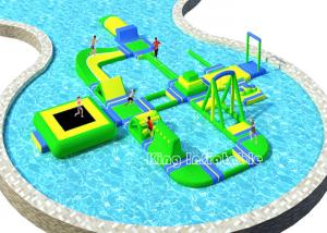 Wholesale Durable Customized Inflatable Water Parks / Colorful Amusement Water Park from china suppliers