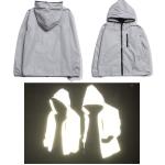 Safety Custom High Light Polyester Grey Reflective Tape For Clothing