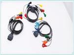 16 Pin Connector ECG Patient Cable TPU Material Edan 5/7 /10Lead For SE-2012 /