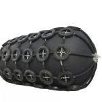 50kPa 4.5M Yokohama Rubber Fender With Heavy Duty Protection Tyre Chain Net