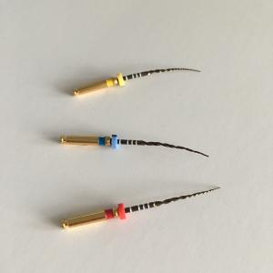 Wholesale Memory Control Dental Endo Files , Endodontic Dental Rotary Files With Gold Color from china suppliers