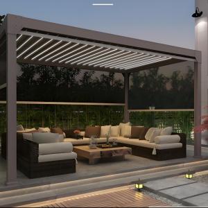 Wholesale Longevity Guaranteed By Robust Construction Outdoor Aluminum Pergola With Removable Canopy from china suppliers
