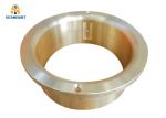CNC Machining Flanged Bronze Bushings Various Sizes Corrosion Resistant