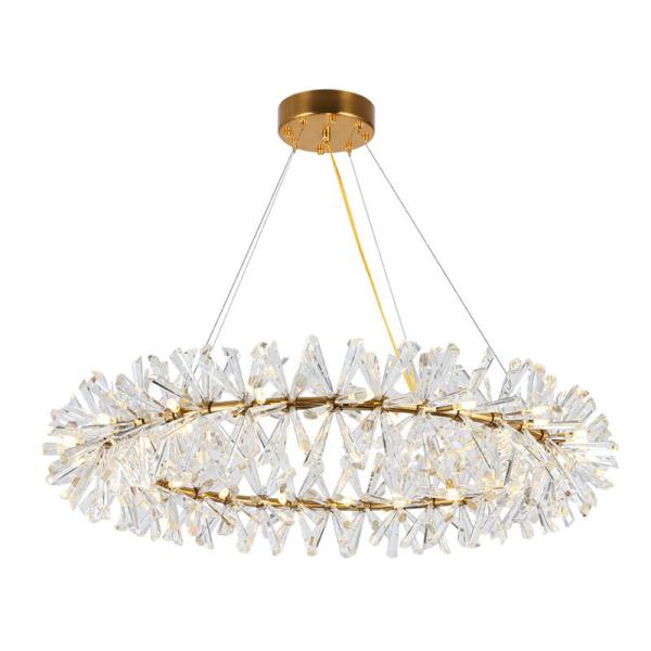 Home Restaurant Decor Manggic Gold Color Modern Luxury Crystal pendant li