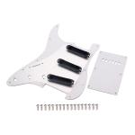 Lady Pattern 3-Ply Standard SSS Electric Guitar Pickguard Set With Screw Back