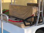 Blue Electric Sightseeing Cart 11 Seater Sightseeing Bus With 72V Battery