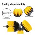 Family Use 3 Piece Drill Scrub Brush PP Nylon Material
