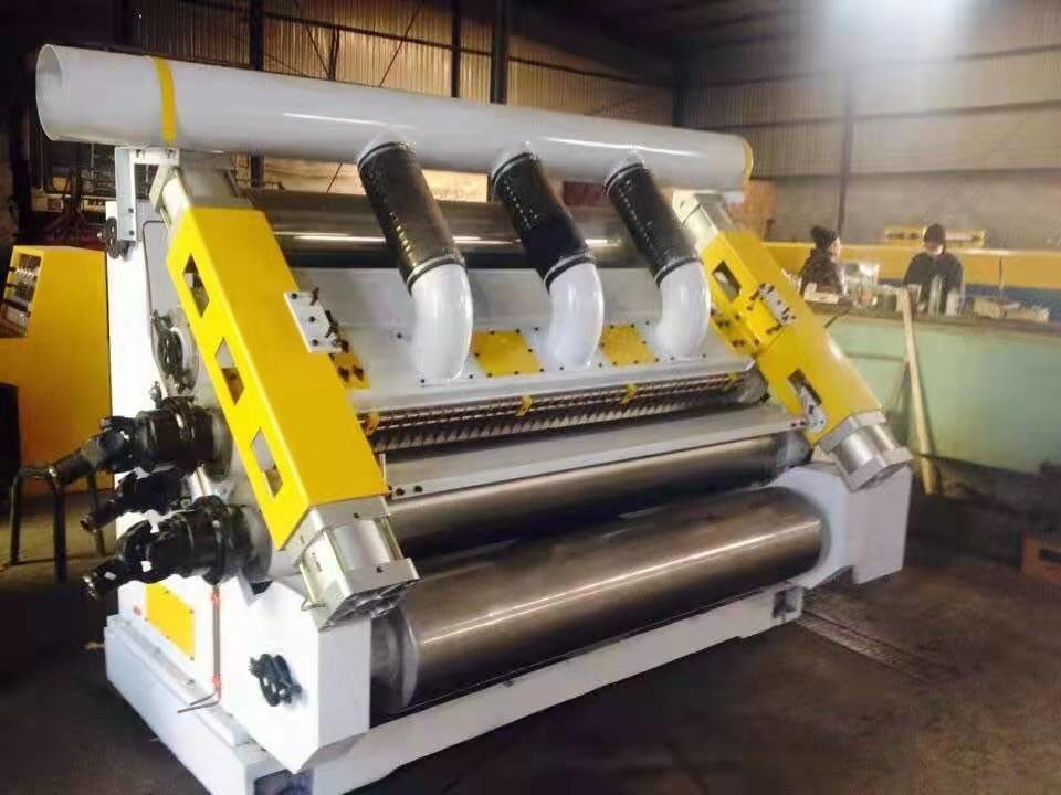 280mm Roll Fingerless Type Single Facer Corrugated Machine
