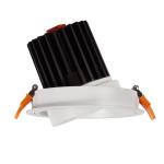28 W White Aluminum High Power COB LED Spot Light Fittings IP20 Adjustable Beam