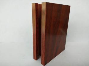 Wholesale Wood Grain Imitating Finish Aluminium Window Profile High Coating Hardness from china suppliers