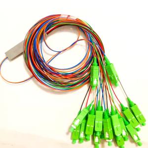 Wholesale FTTH 2x16 PVC Fiber Optic PLC Splitter With Sc / Apc Connector from china suppliers