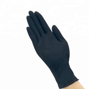 Wholesale Black Nitrile Disposable Gloves Chemical Resistance S M L XL XXL Size from china suppliers