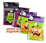 Plastic Halloween Treat Gift Bags Christmas Candy Bags,50pcs Halloween treat bag
