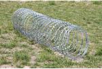 Manufacture Hot Dipped 14 Gauge Galvanized Barbed Wire Razor Wire Mesh 25kg/roll