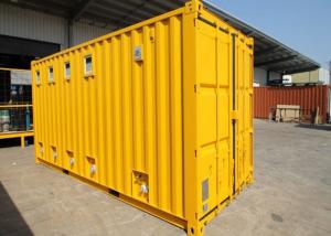 Insulated Cargo ISO Modified Shipping Containers Garage For Public Washroom