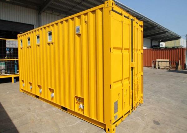 Quality Insulated Cargo ISO Modified Shipping Containers Garage For Public Washroom for sale