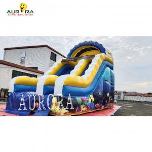 Wholesale Blue Yellow Playground Inflatable Water Slide Rental For Parties And Events from china suppliers