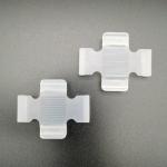 Durable Cross Style Waffle Pack Lids Clips Transparent Color Impact Resistance