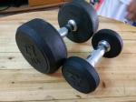 rubber coated dumbbell