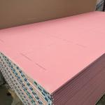 Pink 12mm Waterproof Plasterboard Drywall Gypsum Board Paper for Modern Ceiling