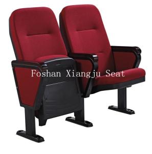 Wholesale Fabric Cushion Spring Return Auditorium Chairs / Cinema Seating With Writing Pad from china suppliers