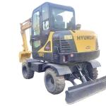Used Hyundai 60 Wheel Excavator 6T Mini Excavator with Original Hydraulic
