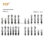 6204311111 C6204311111 FCF DCT Forged steel crankshaft Excavator 350 B3.3 Engine