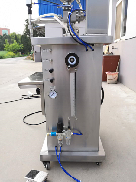 Single Head Semi Automated Bottle Filling Machine Shampoo 0.1 To 1 Liter