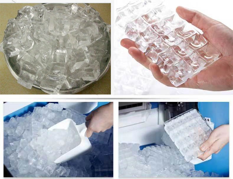 Professional Ice Block Making Machine 68kg/24h Commercial Ice Cube Machine Coffee Bar/Hotels/Food & Beverage Shops