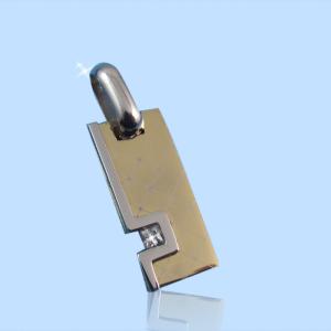 Wholesale 316L Stainless Steel Rectangle Square Shaped Necklace Pendant LPS0079 from china suppliers