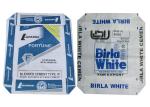Square Bottom Laminated Polypropylene Cement Bags , PP Valve Bag