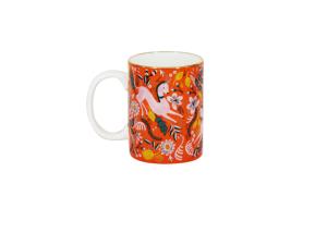 Wholesale Round Shape 12oz Porcelain White Coffee Mug / Milk Tea Cup With Customized Logo from china suppliers