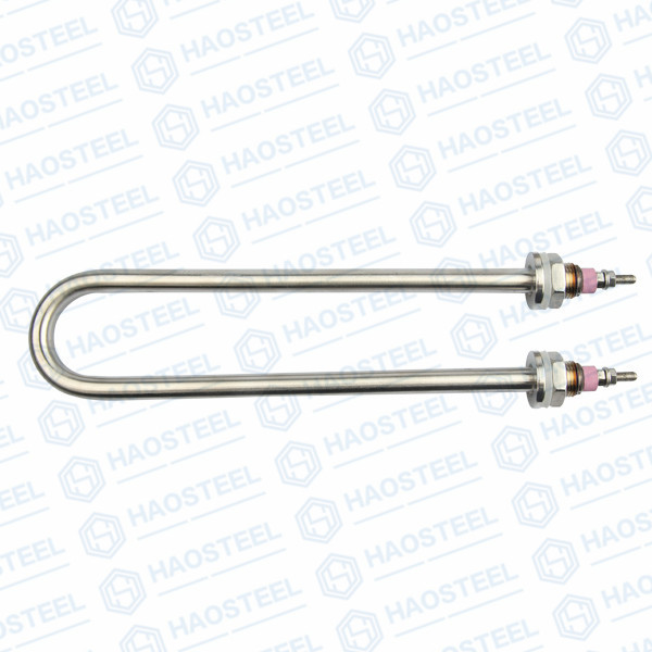 Metal Tubular U Shaped Heating Stainless Steel Pipe 200V Heat Resistance