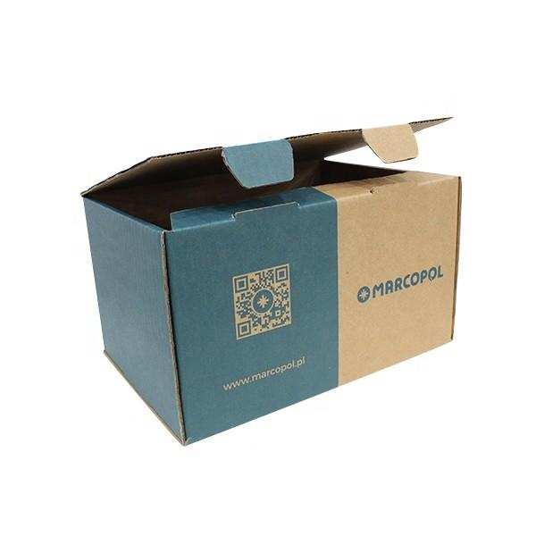 Custom logo color printing corrugated box packaging performance is stable and