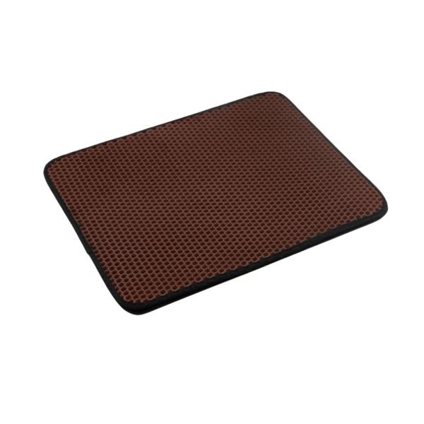 Washable Pet Accessories Double Layer Cat Litter Trapping Mat Waterproof
