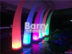 LED Blow Up Pillar Lighting Decoration For Advertsing , Inflatable Light Tube