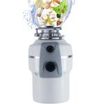 DSKZS New Kitchen Food Garbage Processor Disposal Crusher DC motor white color