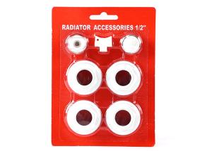 Wholesale Hotel 1/2 inch Heating Radiator Accessories 7 In 1 Set Surface paint 9010 9016 from china suppliers