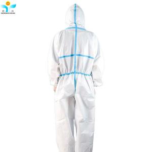 China Ppe Waterproof Disposable Protective Coveralls 3 Protection Suit With CE EN 13034 on sale