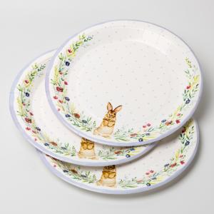Wholesale Disposable Cute Rabbit Paper Plate Child Party Supplies Dish Set from china suppliers