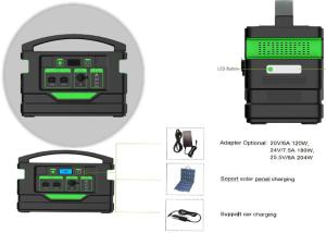 Wholesale Camping Portable Battery Power Station , 2000 Watt Solar Power Station from china suppliers